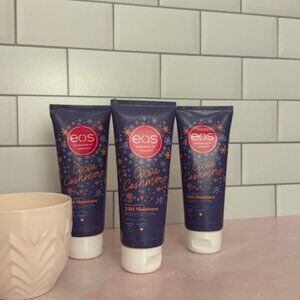 EOS Coco Cashmere Lotion Set of 3, 2.5 Oz New Sealed Holiday Scent Travel Size